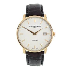 Frederique Constant Slim Line 18k Rose Gold White Dial 40mm Automatic FC-316V5B9